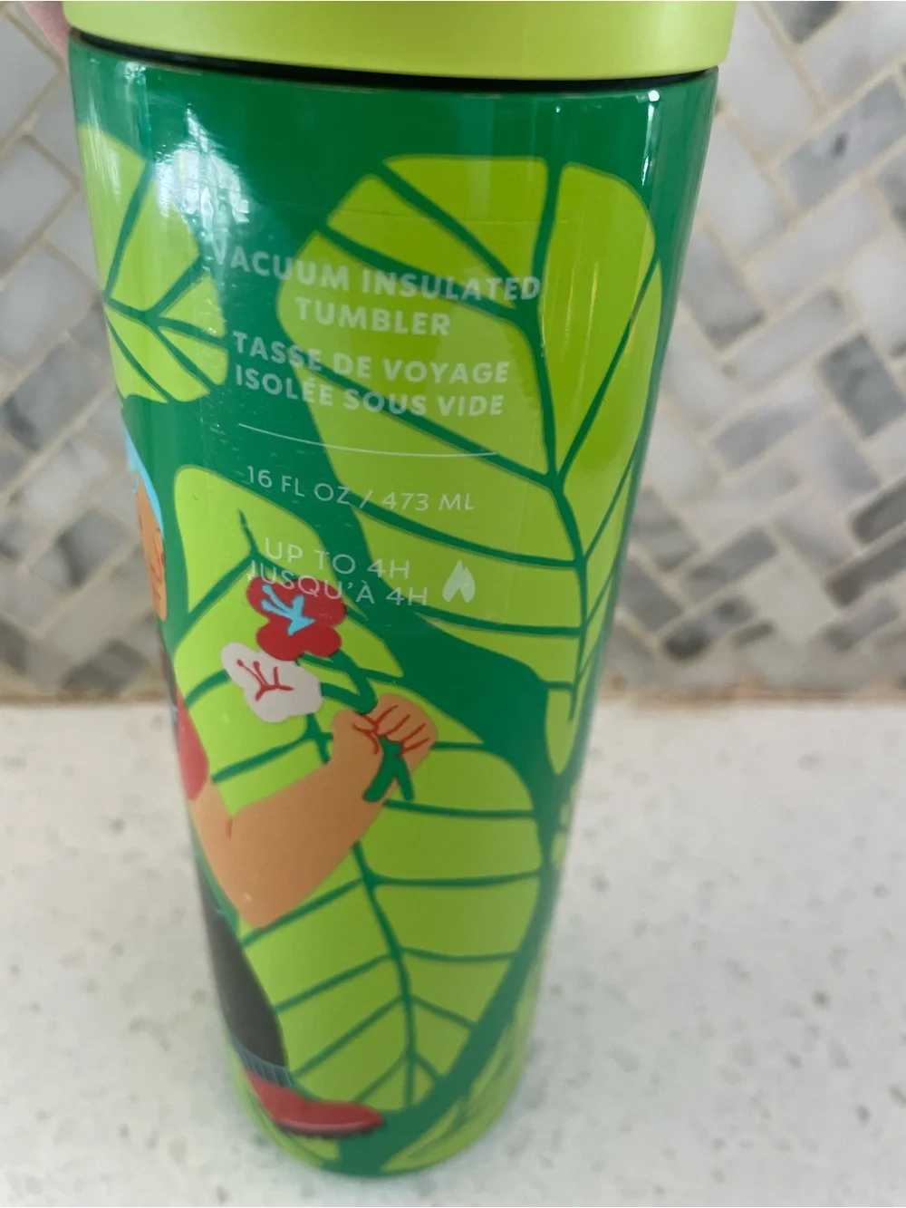 Starbucks Mon Yee Chau Artist Lion Stainless Steel Tumbler Vacuum Traveller